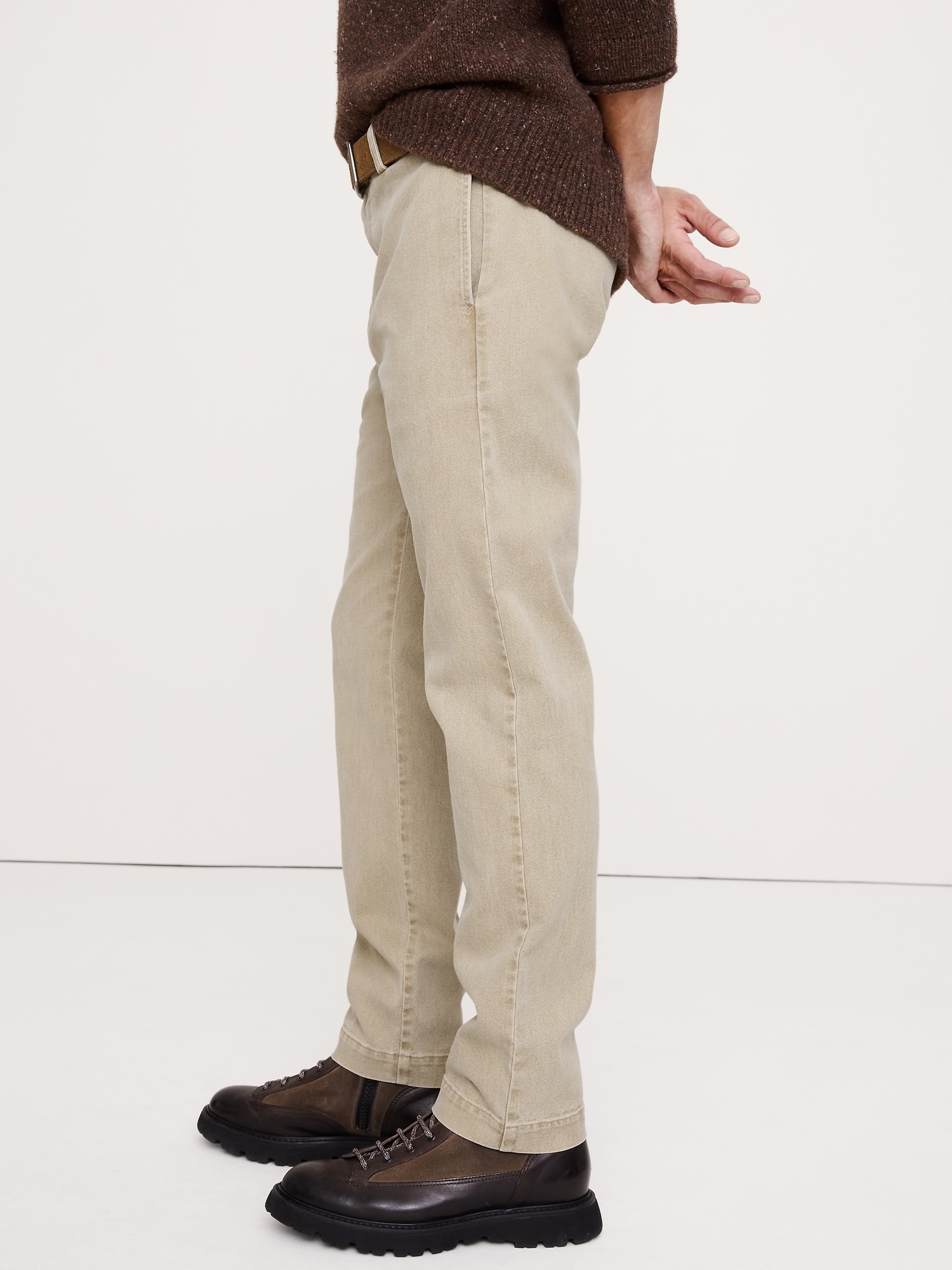 Image number 3 showing, Straight Brushed Italian Chino