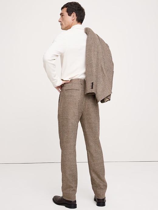 Italian Wool-Blend Suit Pant