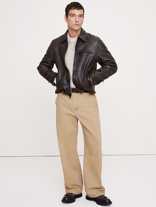 Loose Brushed Italian Chino