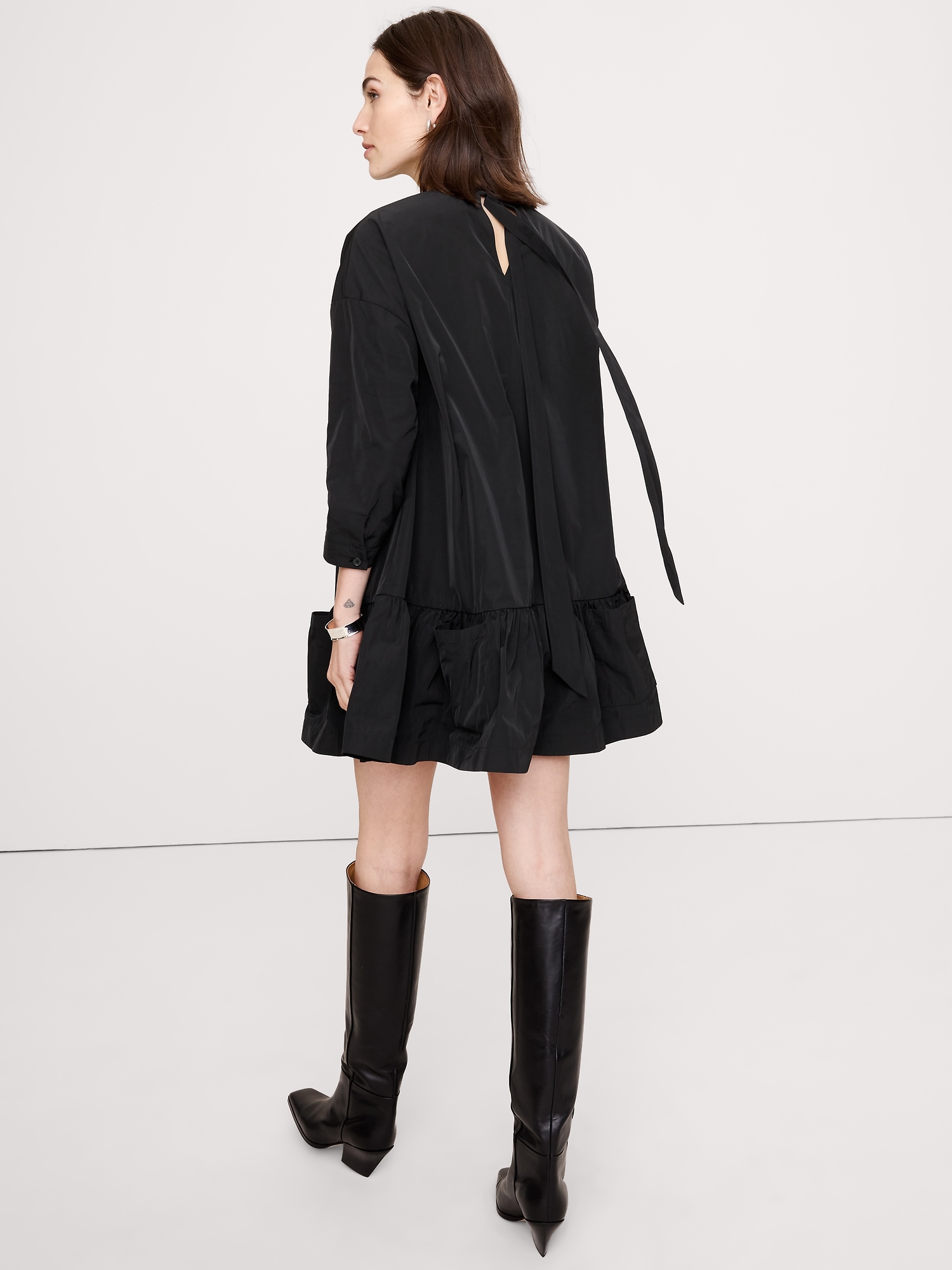 Image number 5 showing, Taffeta Mini Dress