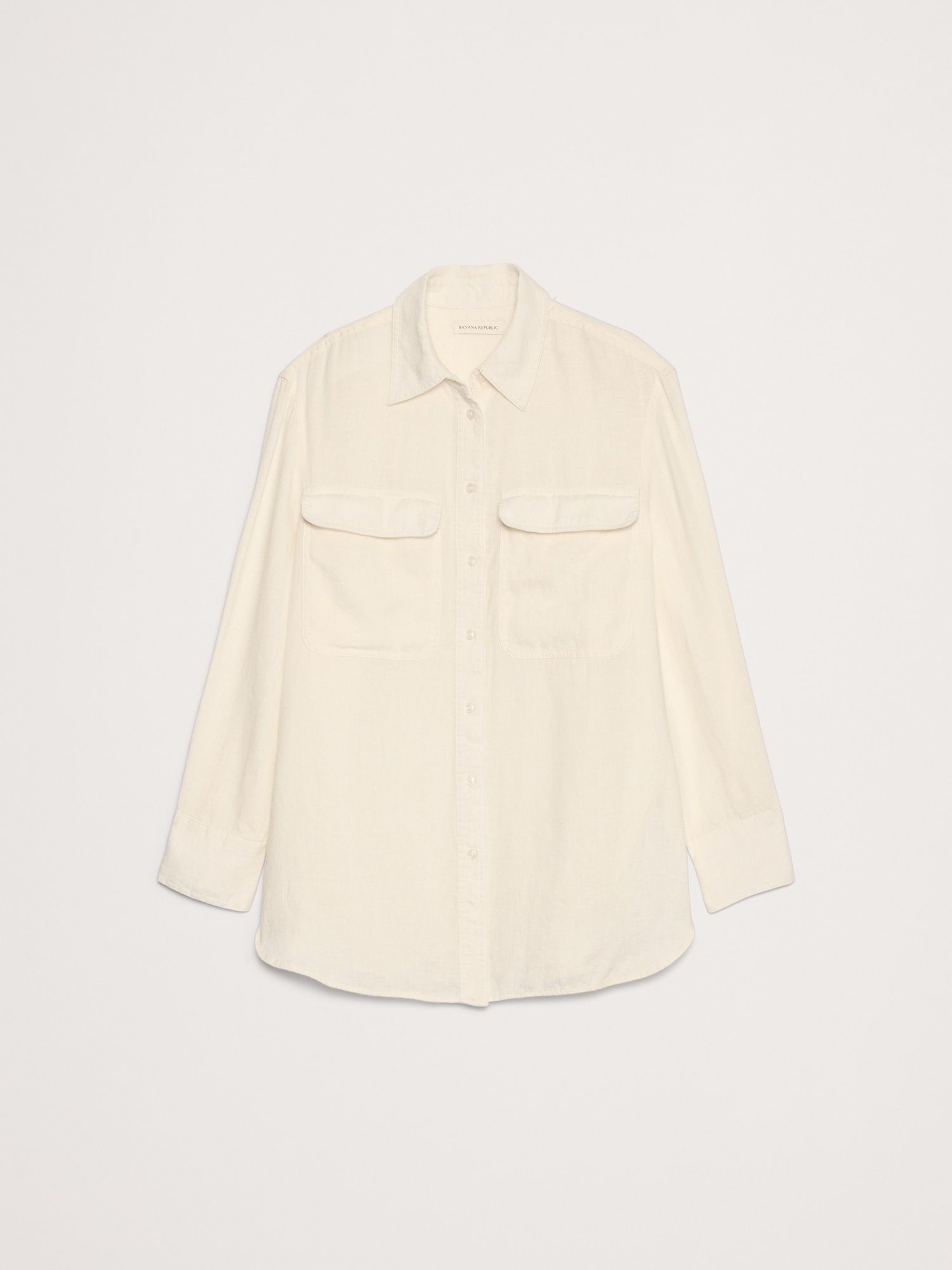 Image number 7 showing, Linen Utility Shirt