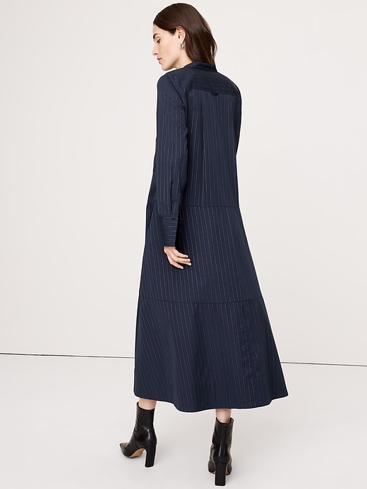 Image number 2 showing, Cotton Trapeze Shirtdress