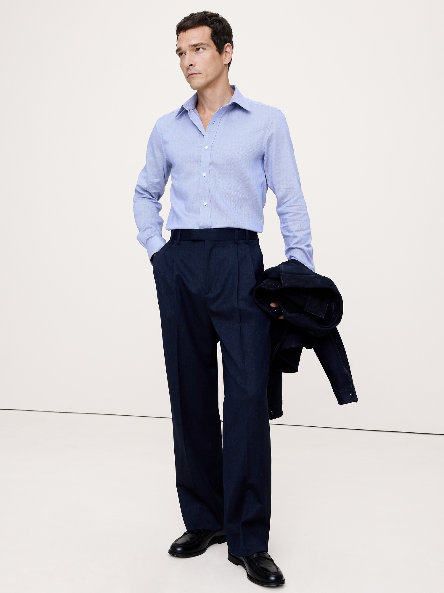 Image number 4 showing, Slim-Fit Wrinkle-Resistant Dress Shirt