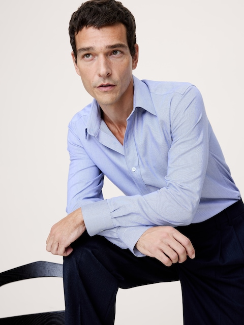 Slim-Fit Wrinkle-Resistant Dress Shirt