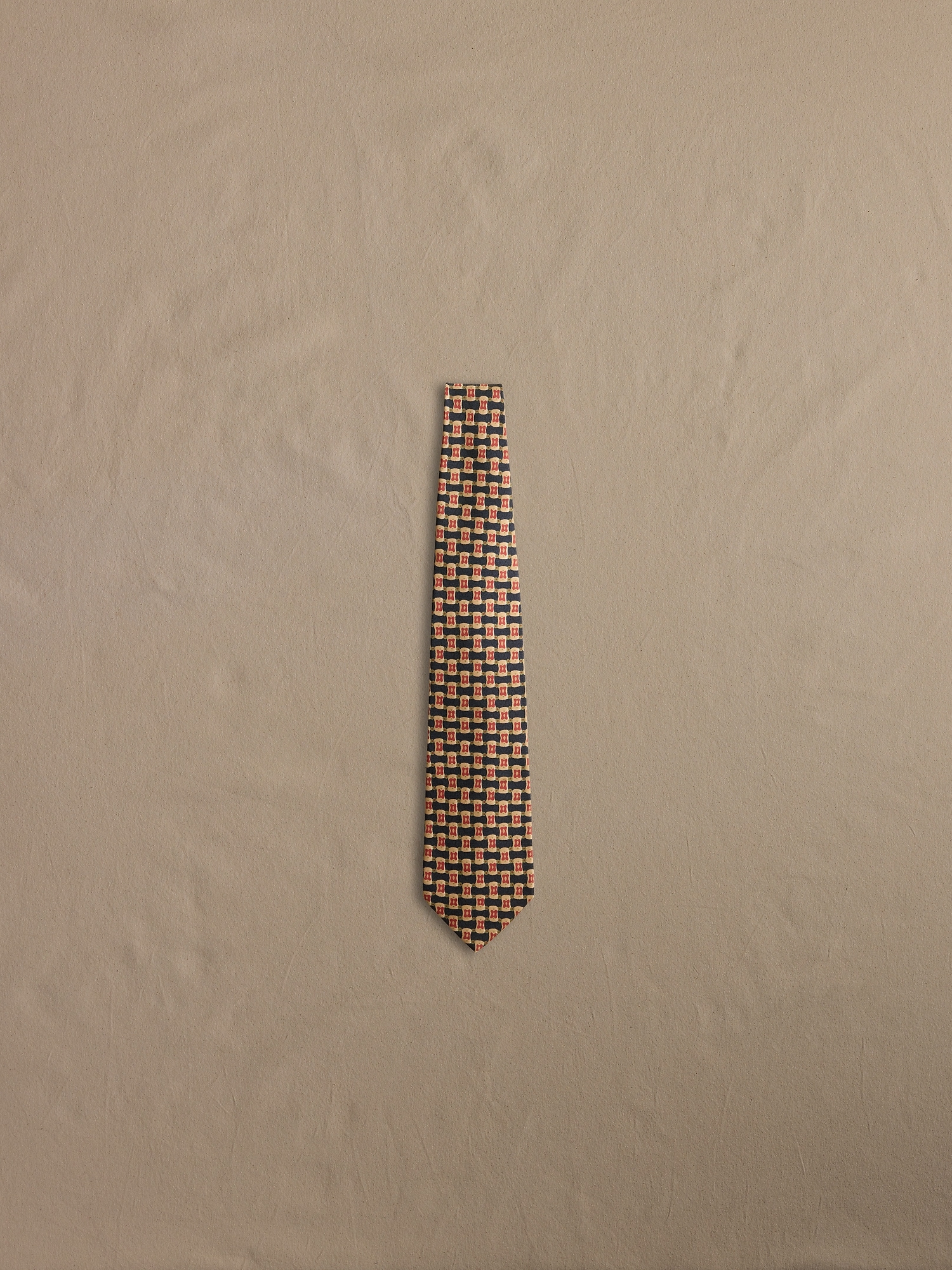 ARCHIVE Blue Geo Silk Tie