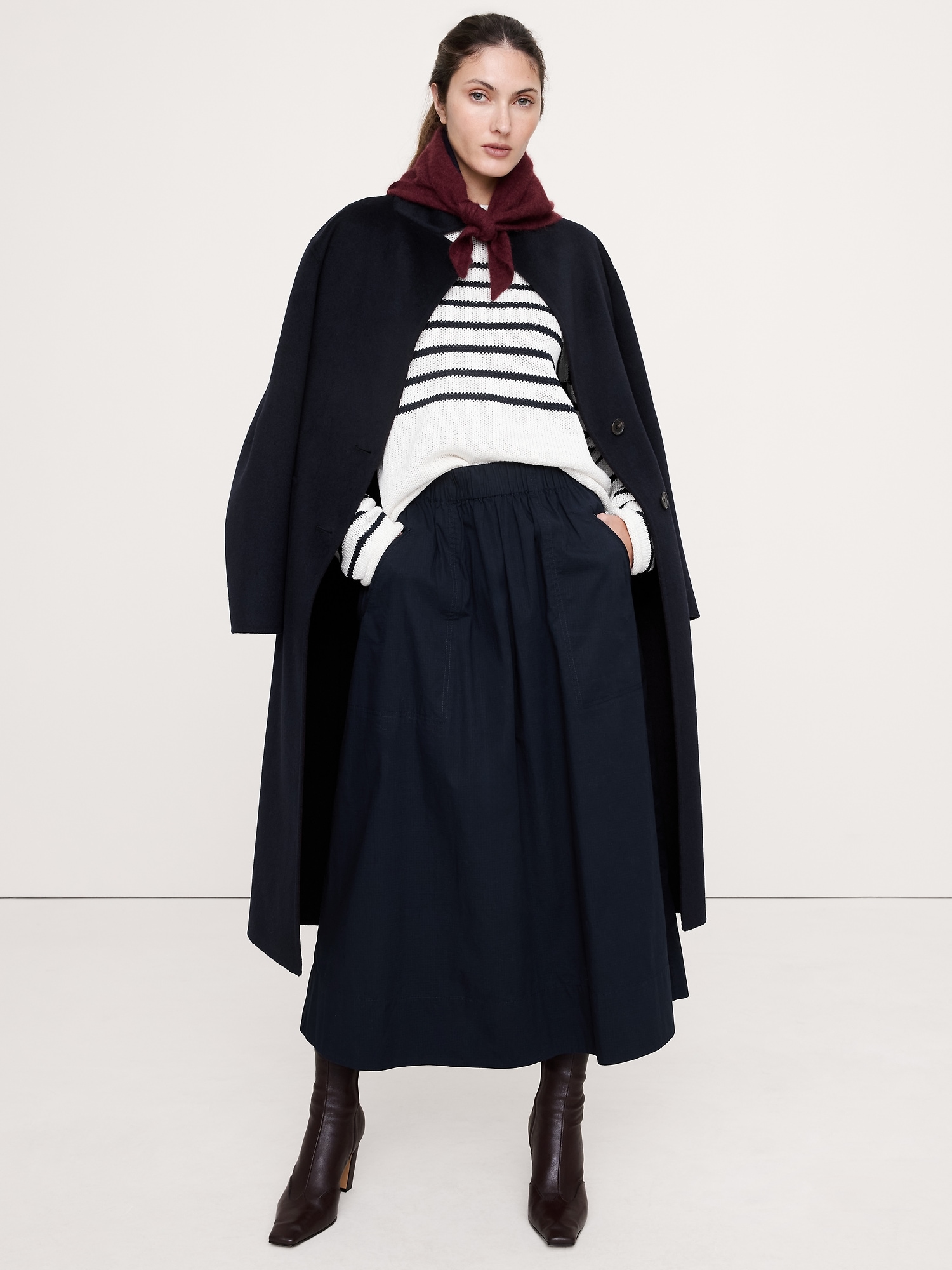 Image number 3 showing, Cotton Roll-Neck Sweater