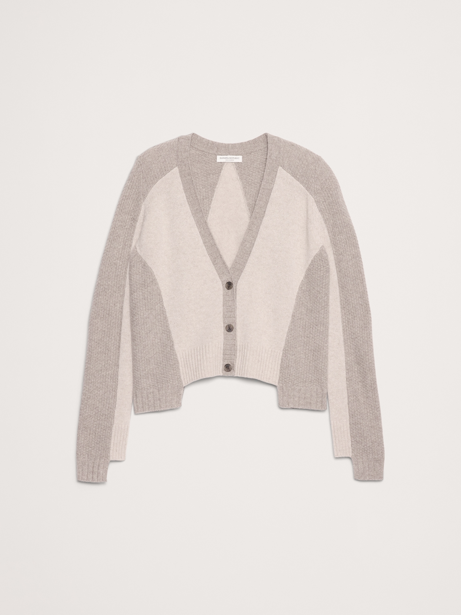 Image number 5 showing, Cashmere Mixed-Stitch Cardigan