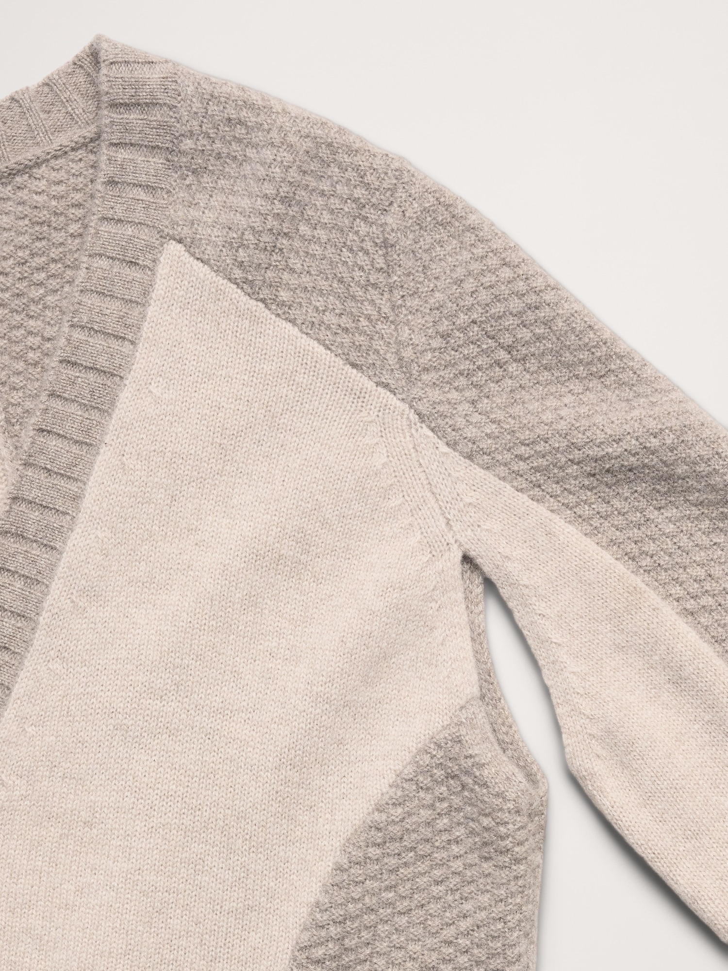 Image number 6 showing, Cashmere Mixed-Stitch Cardigan