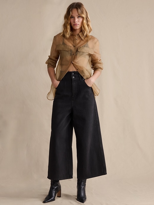 Ultra-High Rise Culotte Jean
