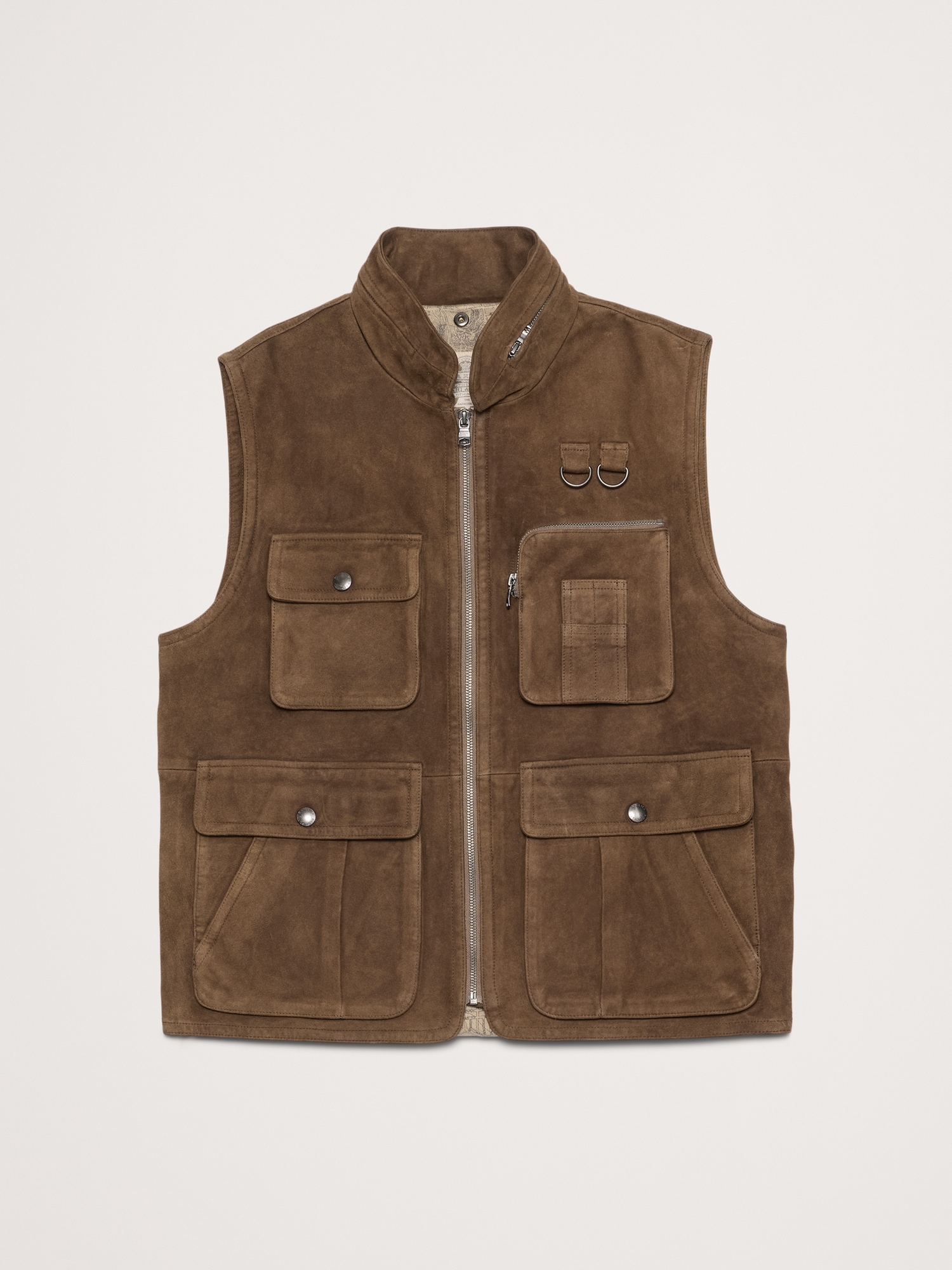Image number 5 showing, Suede Photojournalist Vest