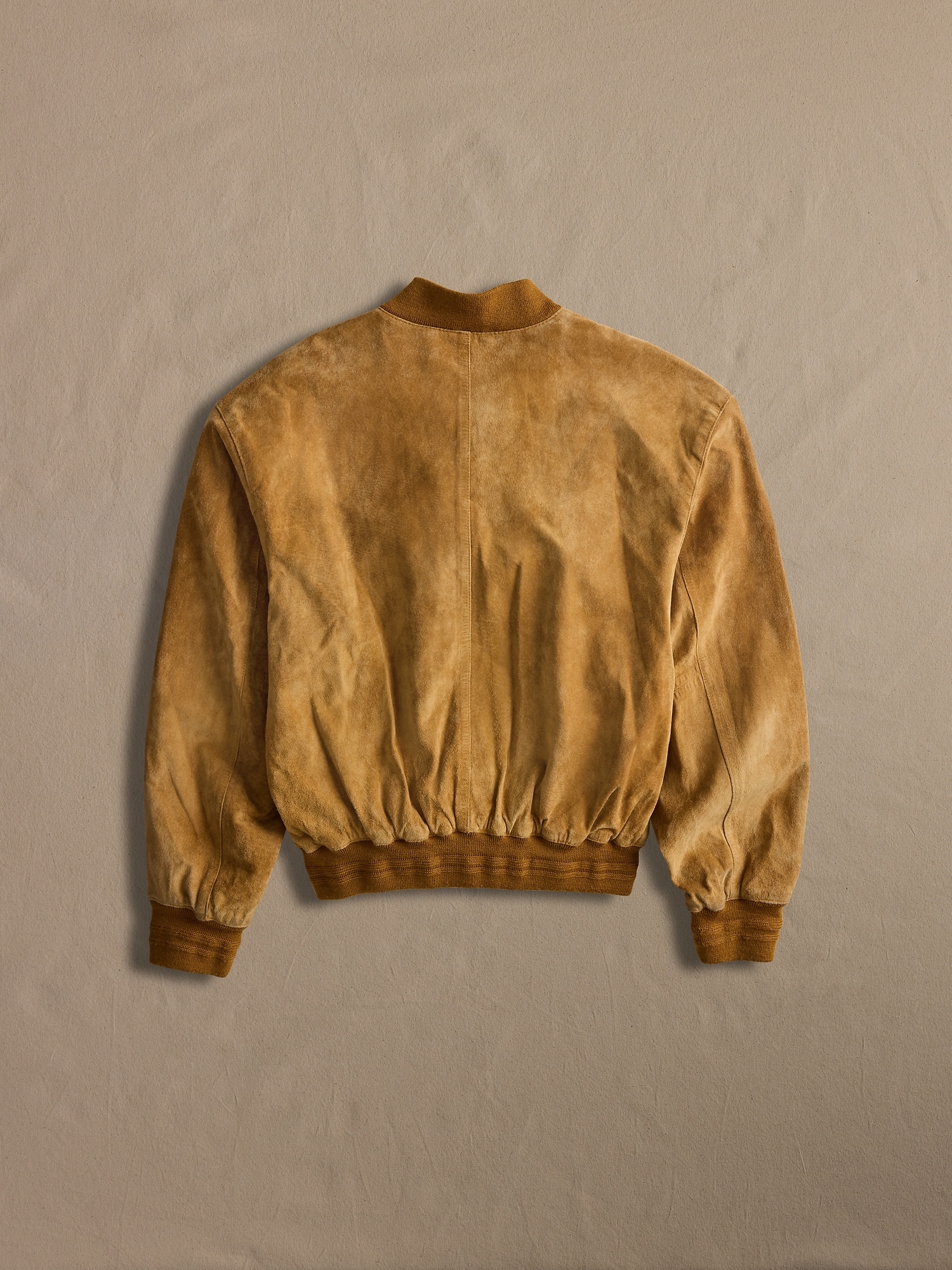 Image number 2 showing, ARCHIVE Brown Suede Bomber Jacket size S