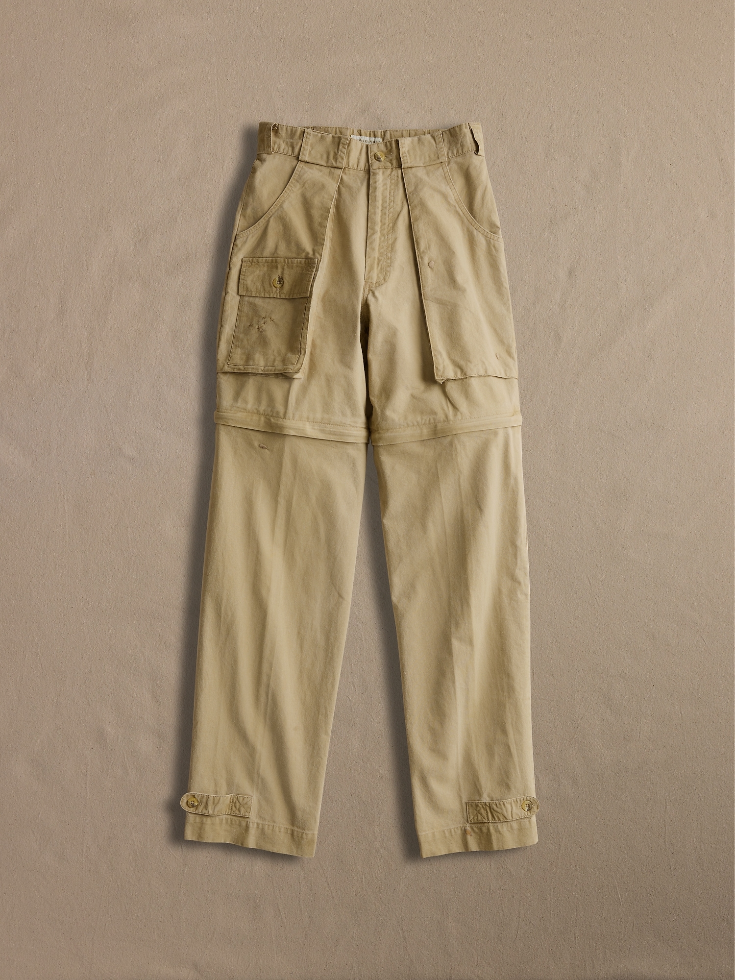 ARCHIVE Convertible Zip-Off Chinos size Men's 28 - Sanded Khaki