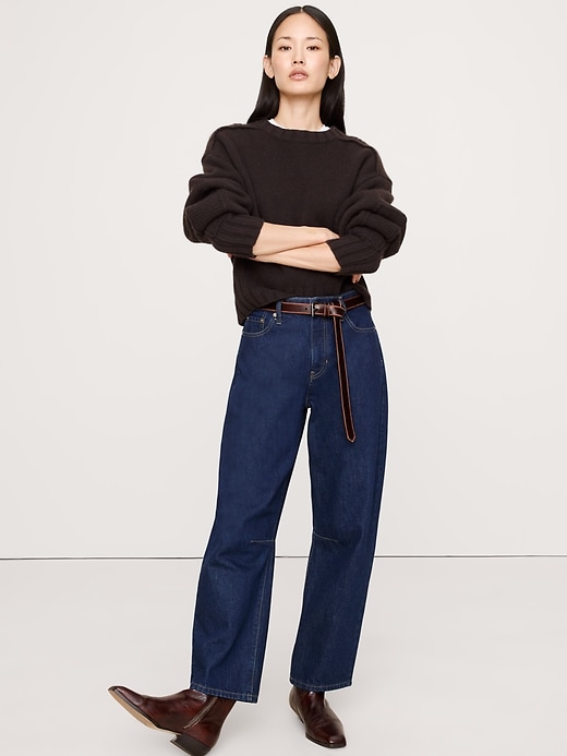 Knotted Leather Corset Belt