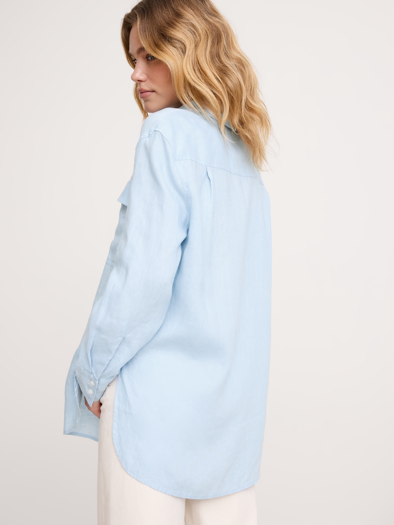Image number 2 showing, Linen Utility Shirt