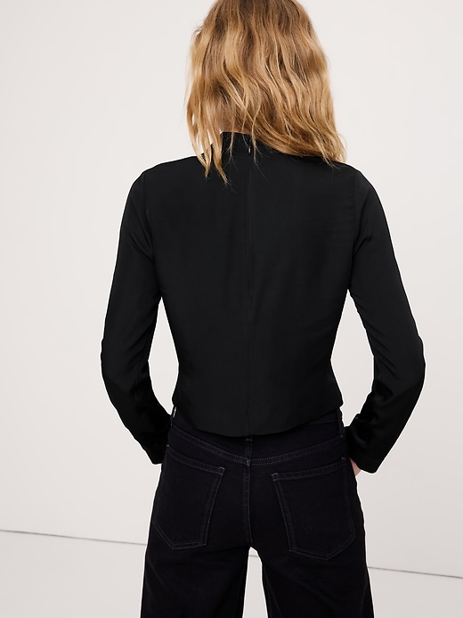 Drapey Mock-Neck Top