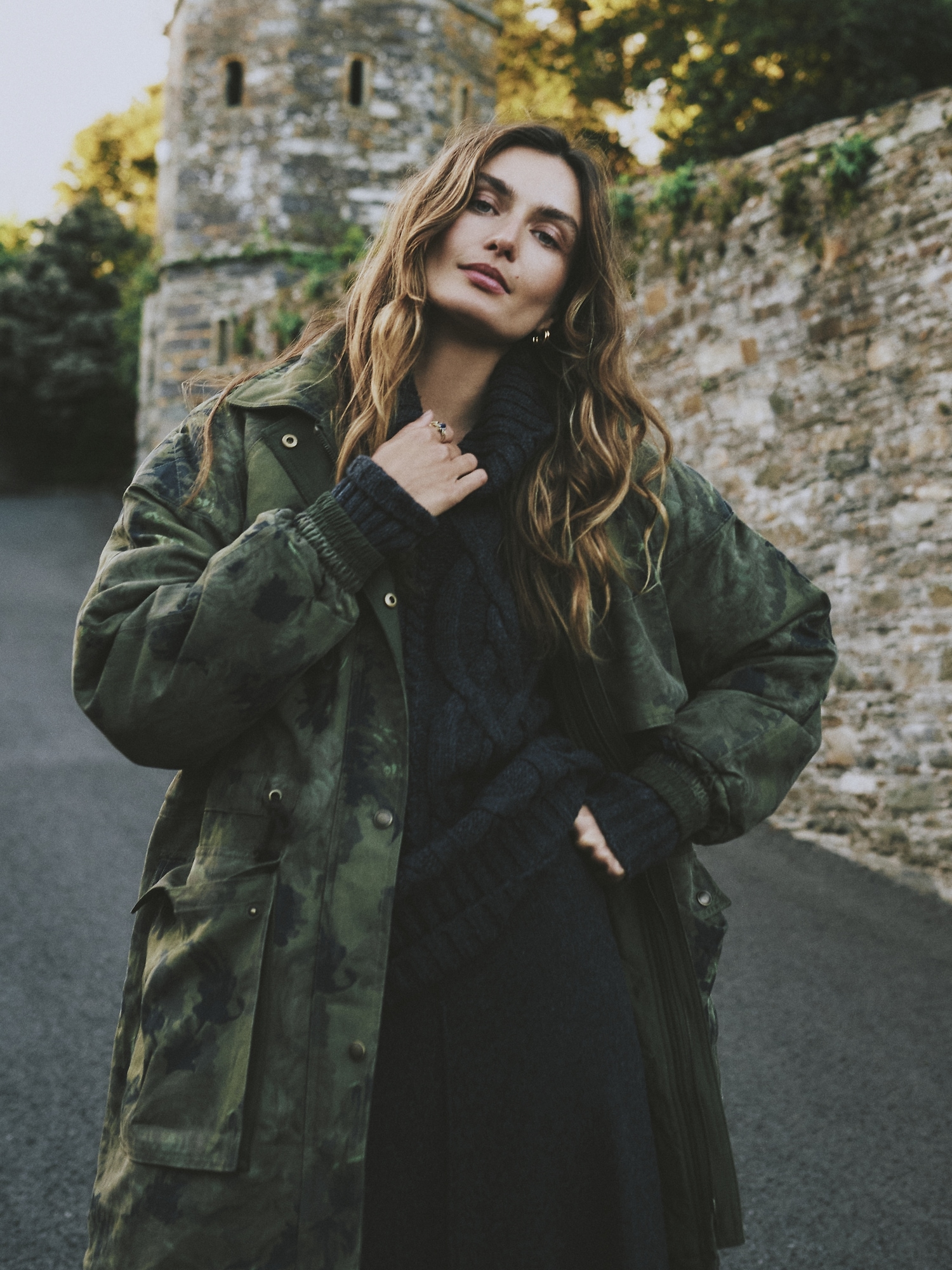 Image number 8 showing, Floral Quilted Parka