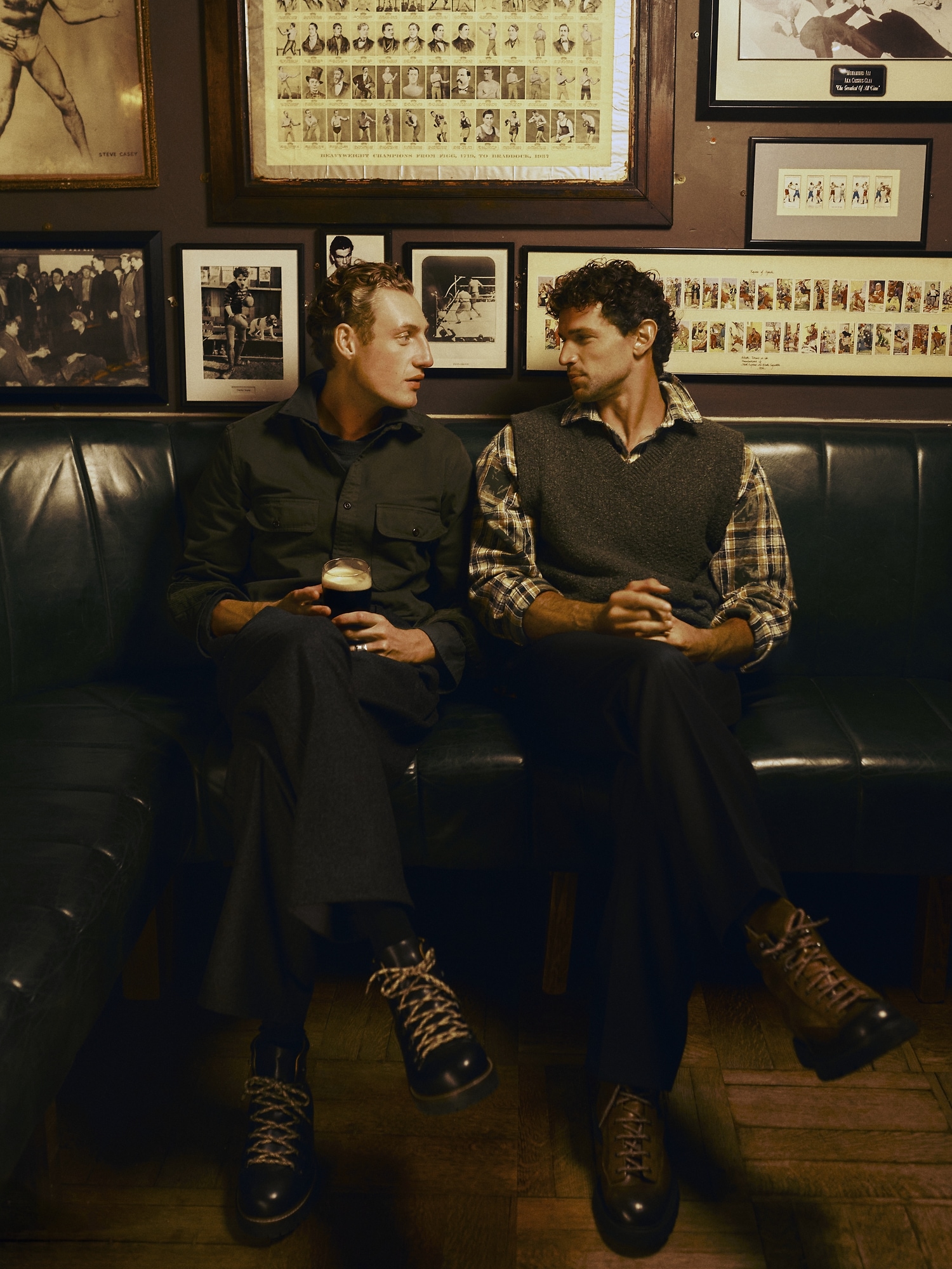 Image number 6 showing, Relaxed-Fit Flannel & Chenille Overshirt