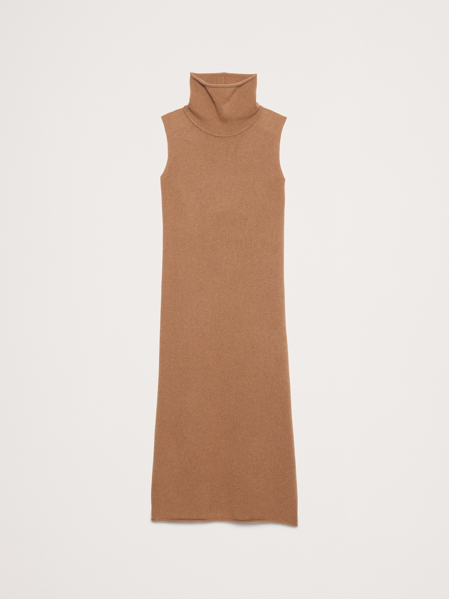 Image number 8 showing, Lightweight Cashmere Turtleneck Midi Dress
