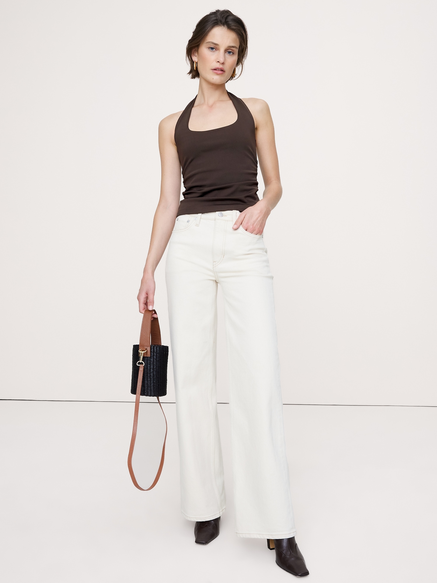 Image number 1 showing, Sculpted-Stretch Rib Halter