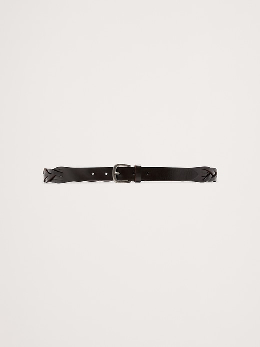 Braided Leather Belt