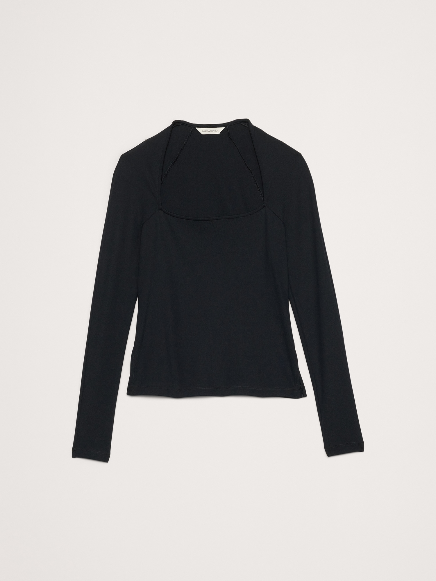 Image number 4 showing, Sculpted-Stretch Square-Neck Top