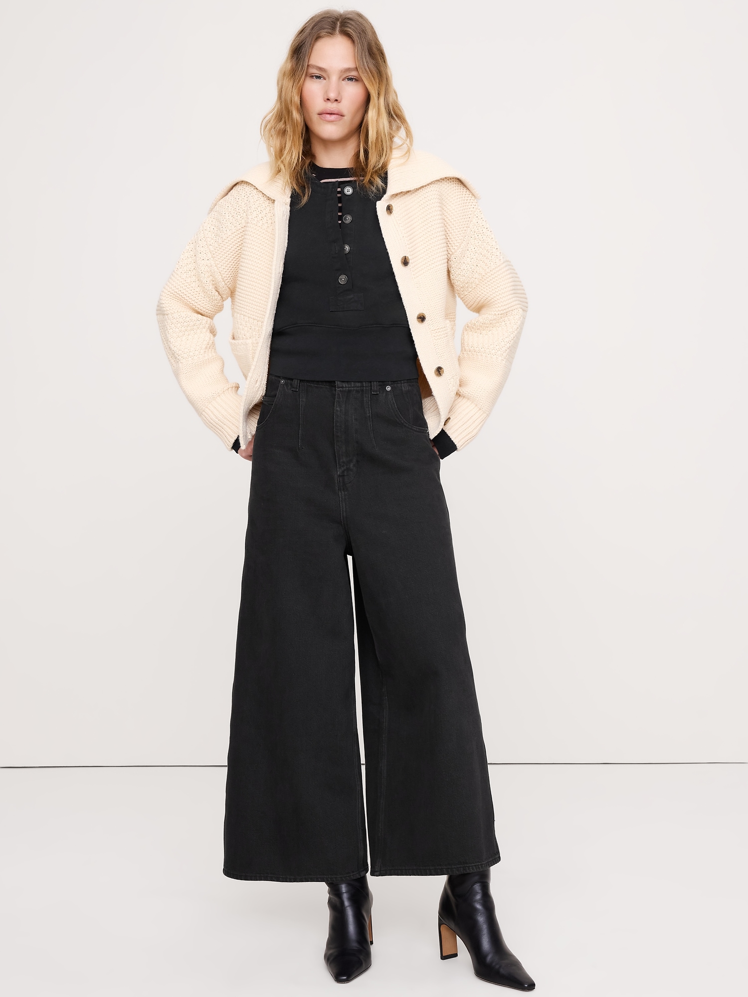 Image number 3 showing, French Terry Henley Sweatshirt