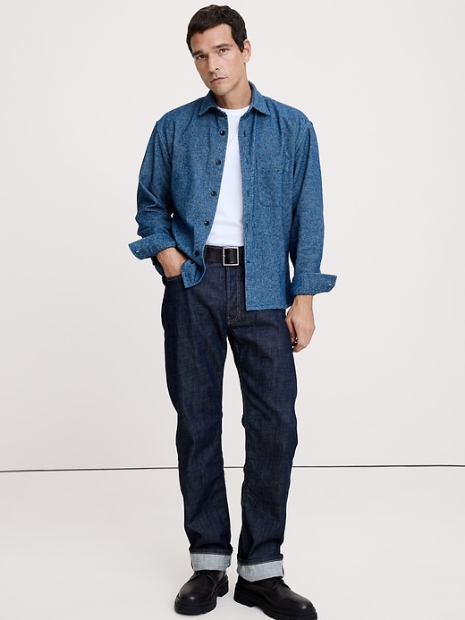 Relaxed-Fit Flannel Overshirt
