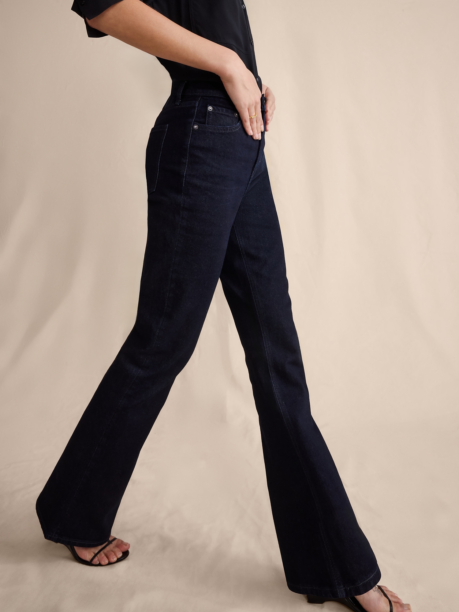 Image number 3 showing, High-Rise Bootcut Jean