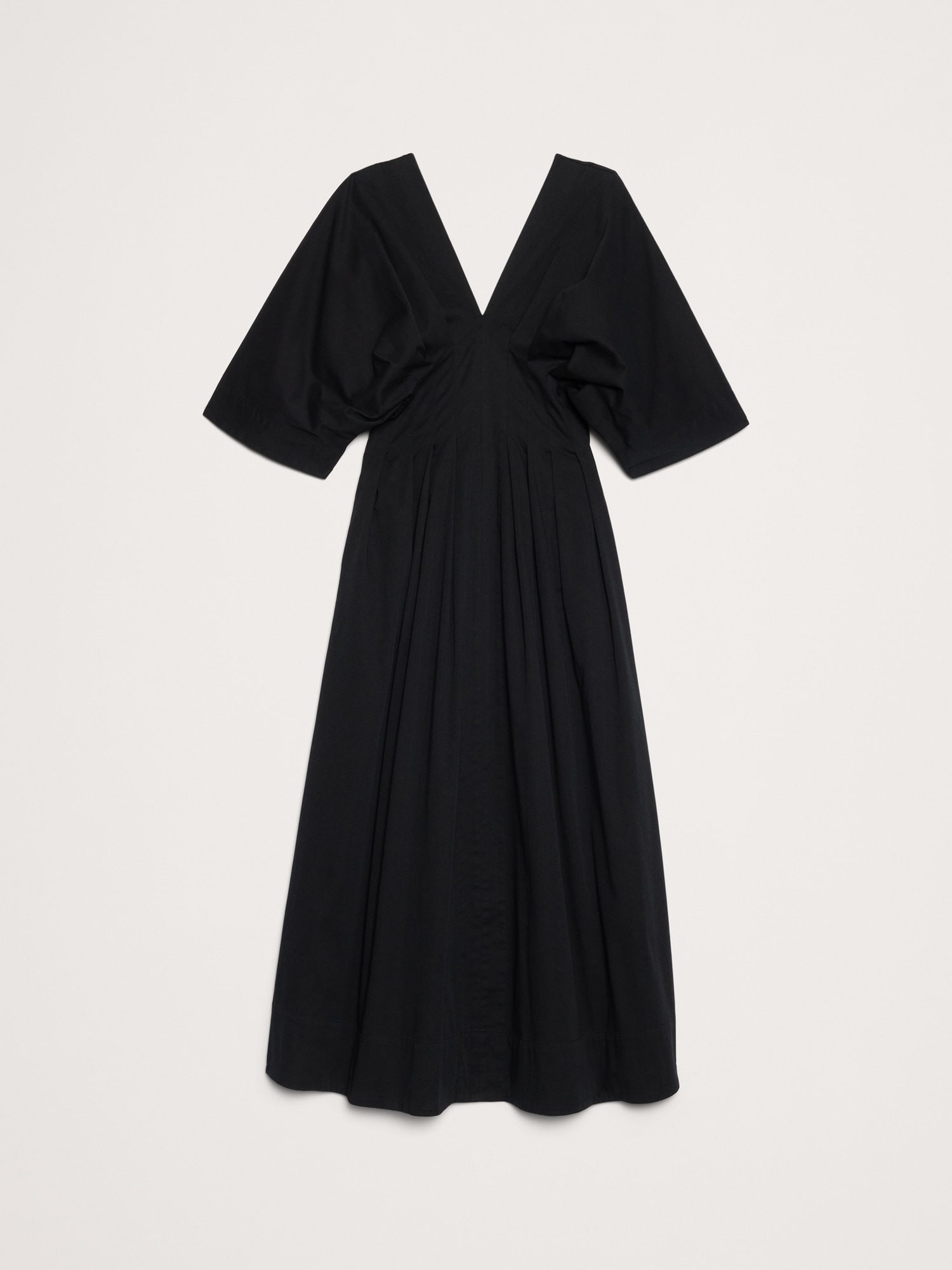 Image number 8 showing, Stretch-Cotton Pleated Maxi Dress