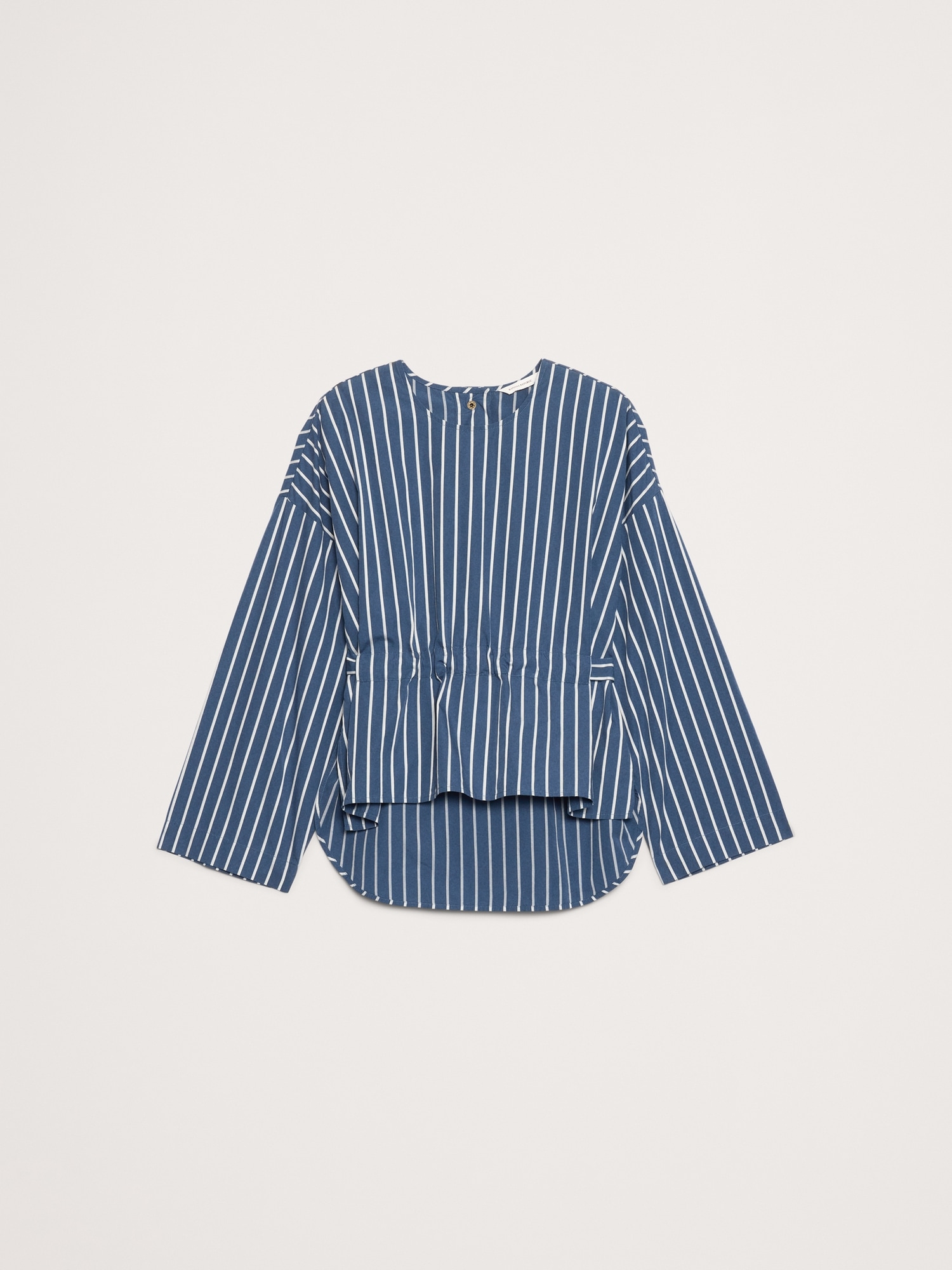Image number 8 showing, Cotton Poplin Cinch-Waist Top