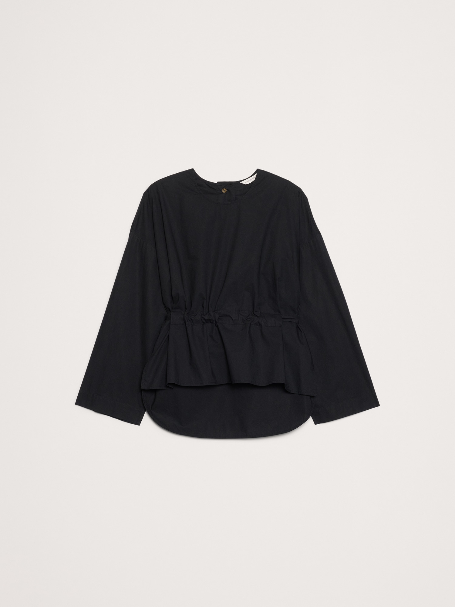Image number 5 showing, Cotton Poplin Cinch-Waist Top