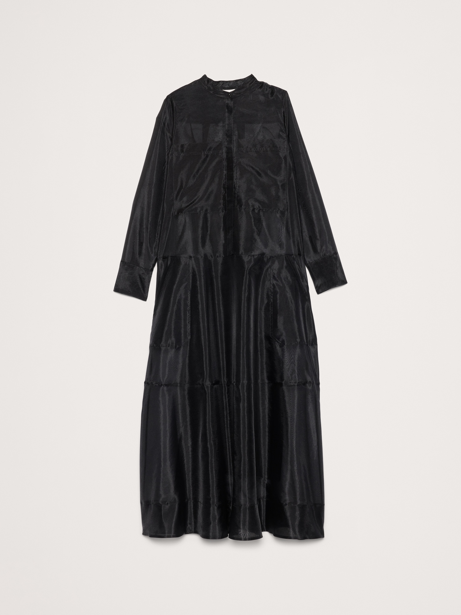 Image number 8 showing, Organza Maxi Shirt Dress