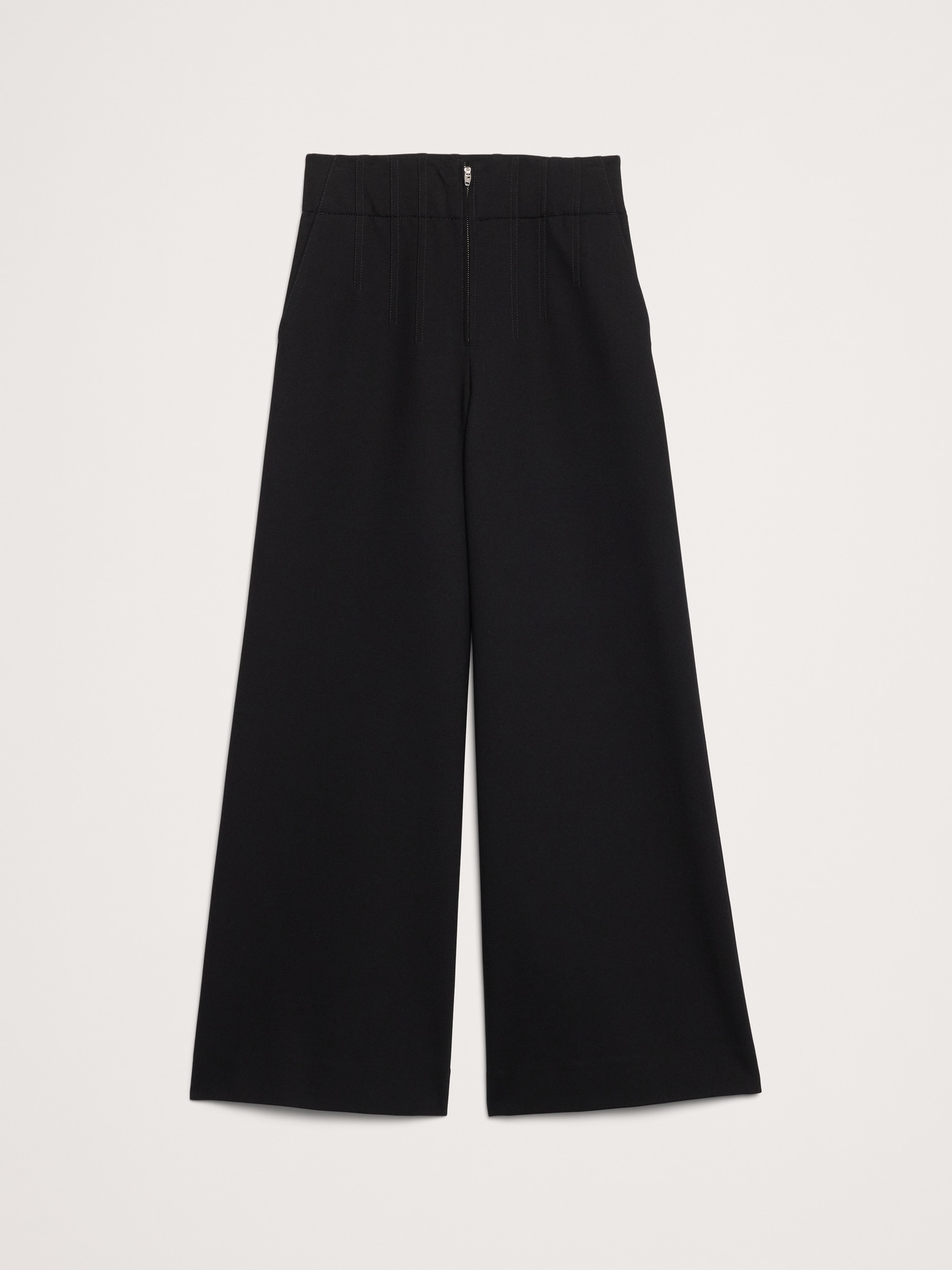 Image number 5 showing, Wide-Leg Crop Everywhere Ponte Pant