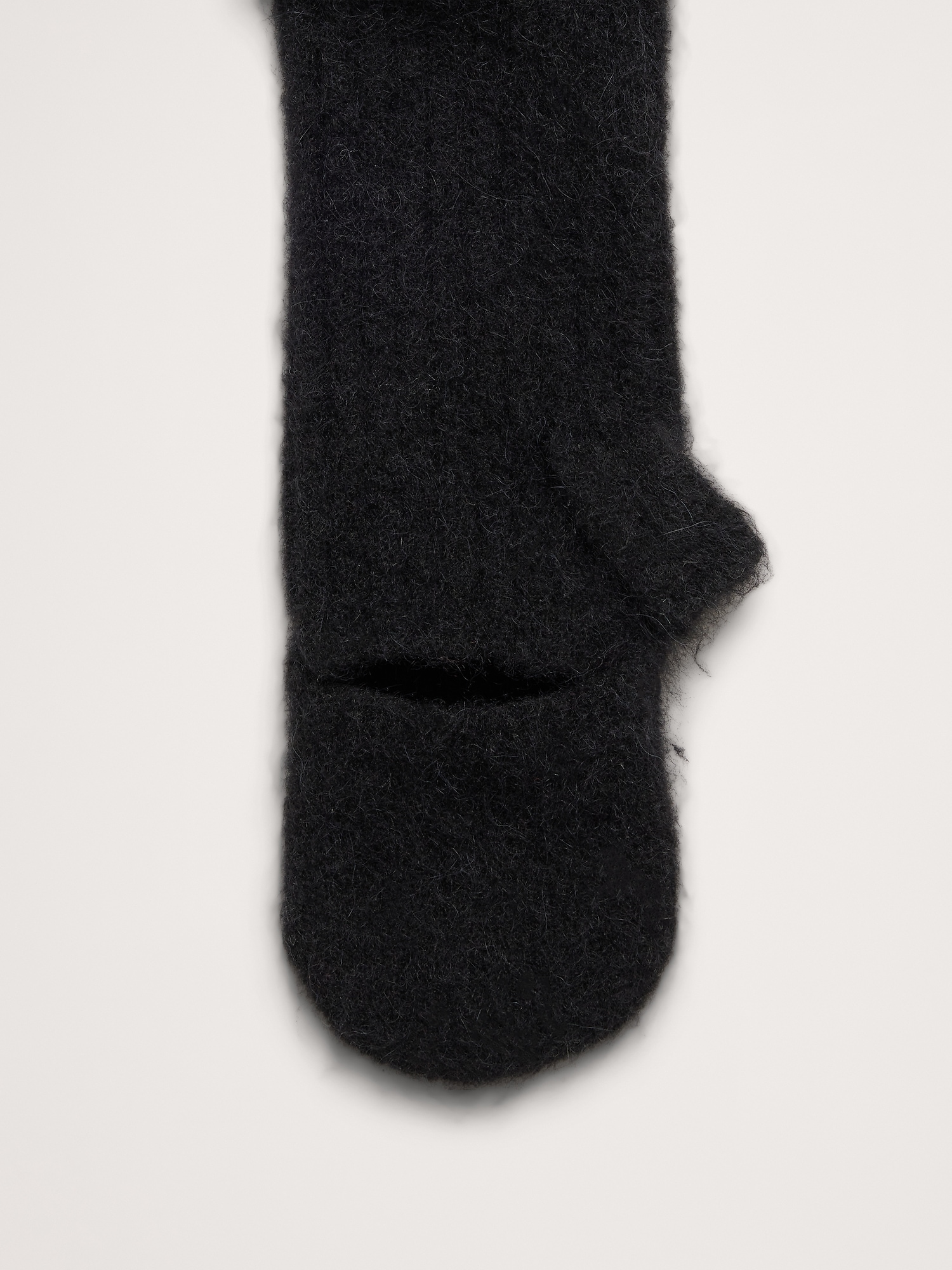 Image number 2 showing, Fuzzy Alpaca-Blend Mitten-Scarf