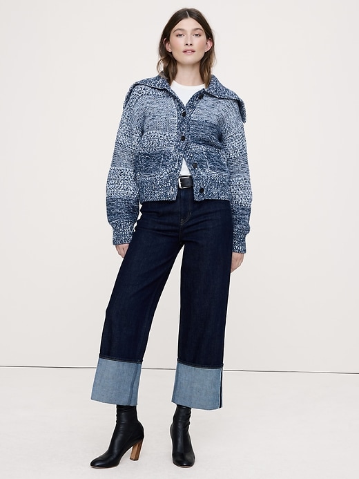 Spacedye Cotton-Wool Cardigan