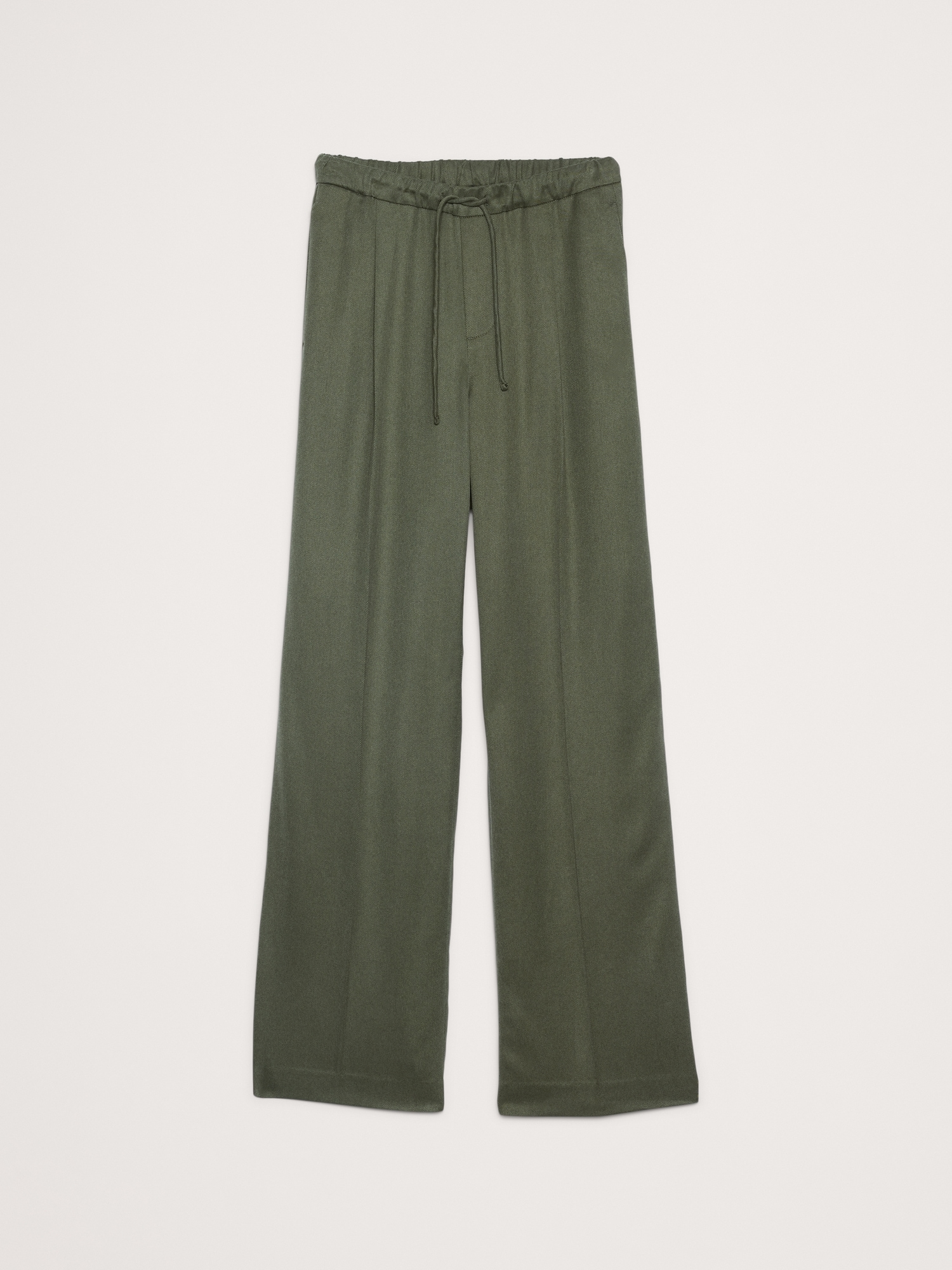 Image number 5 showing, Mid-Rise Wide-Leg Drapey TENCEL™ Pull-On Pant