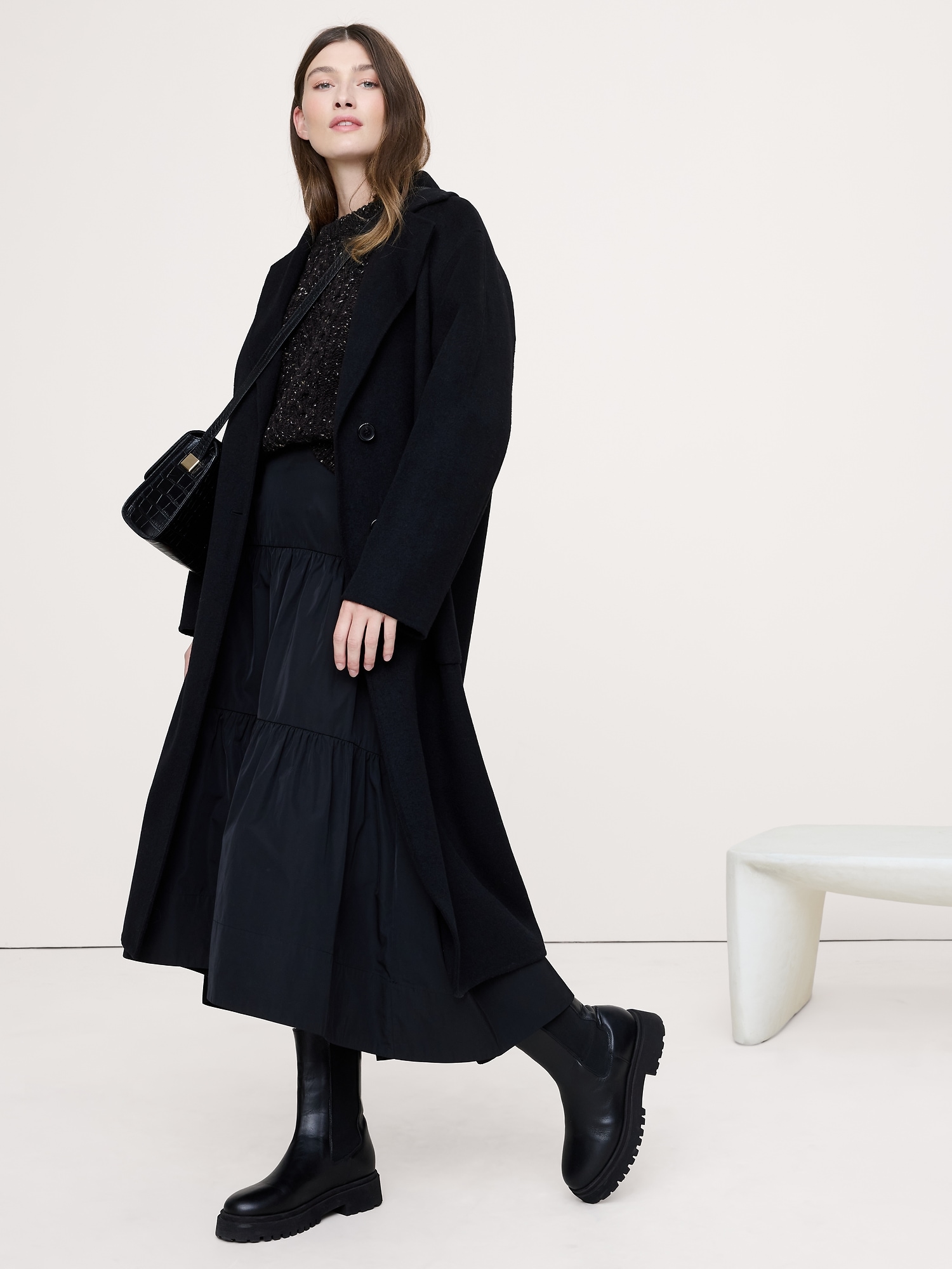 Image number 3 showing, Merino Wool Cable-Knit Sweater by Pearl Reddington