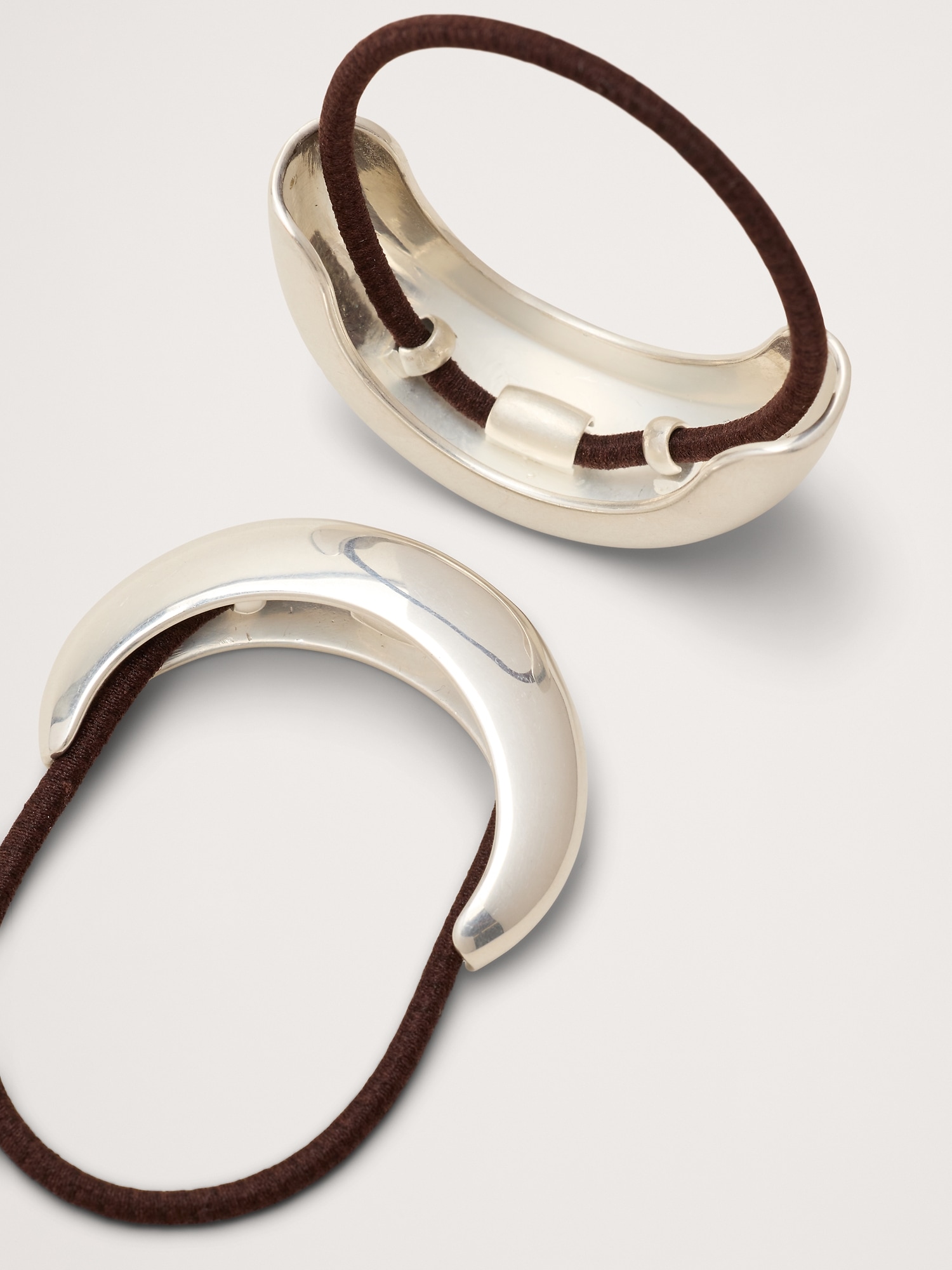 Image number 3 showing, Metal Accent Hair Tie 2-Pack