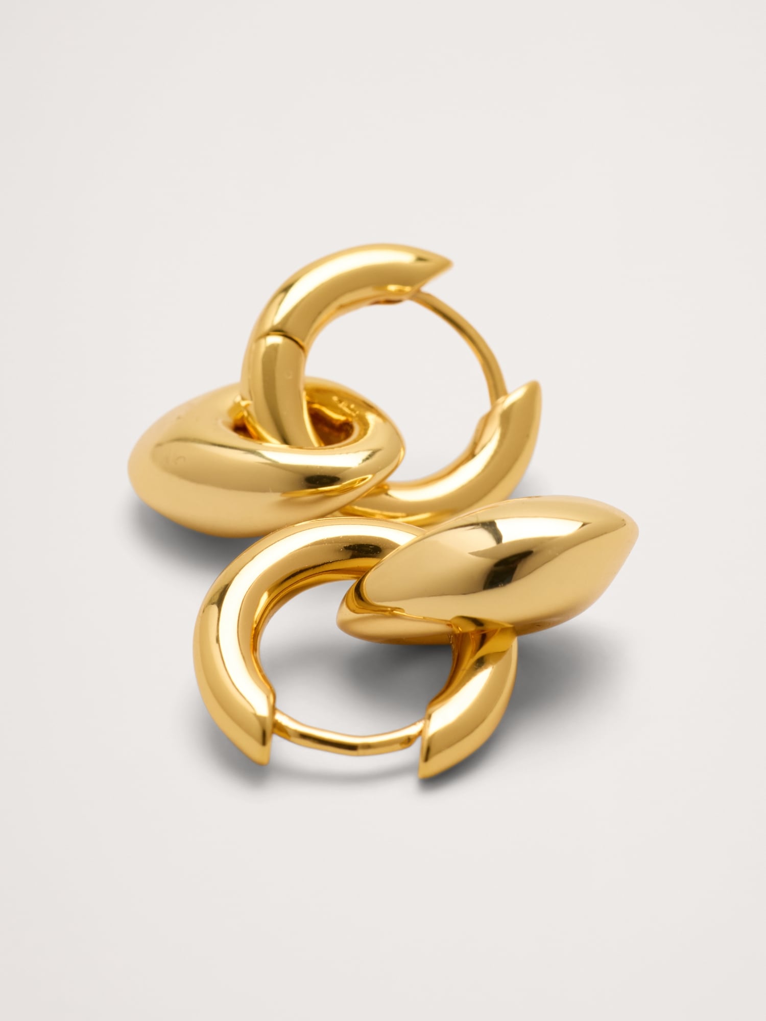 Image number 2 showing, Petit Pebble Hoops by Anni Lu