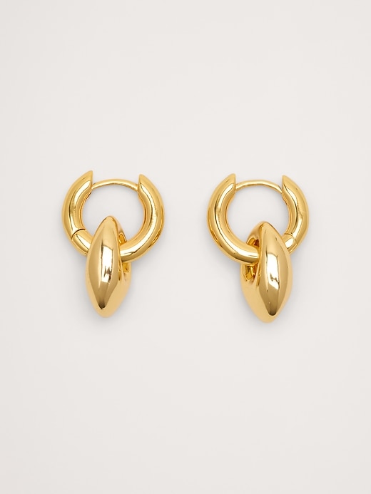 Petit Pebble Hoops by Anni Lu