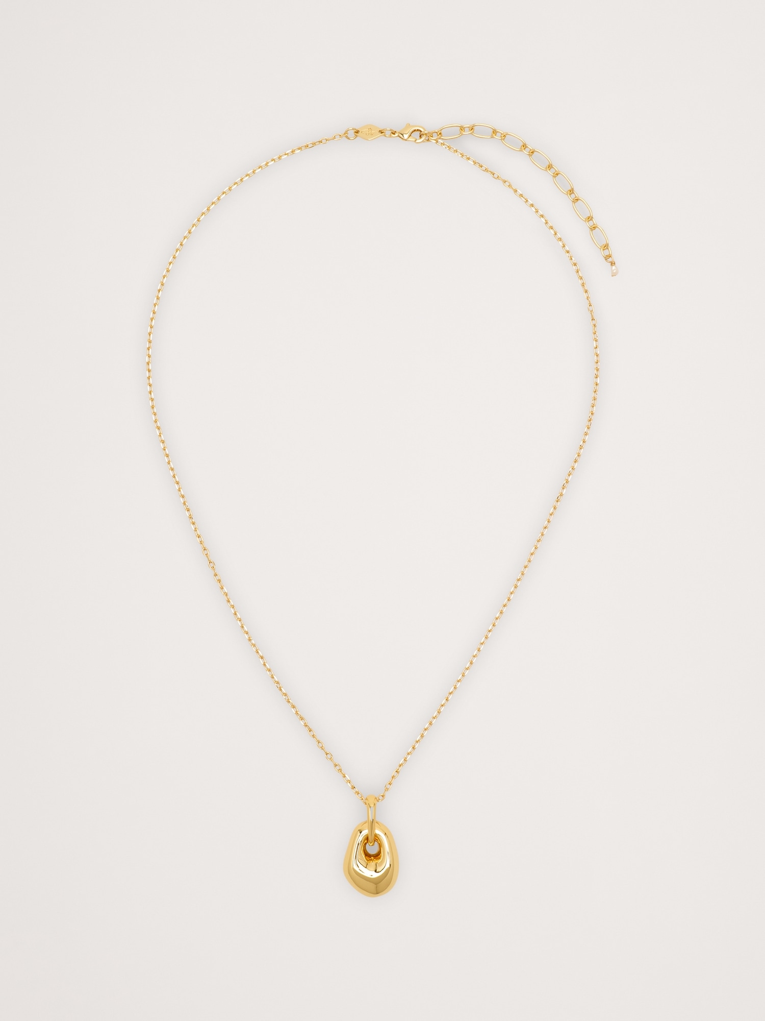 Image number 1 showing, Golden Pebble Necklace by Anni Lu