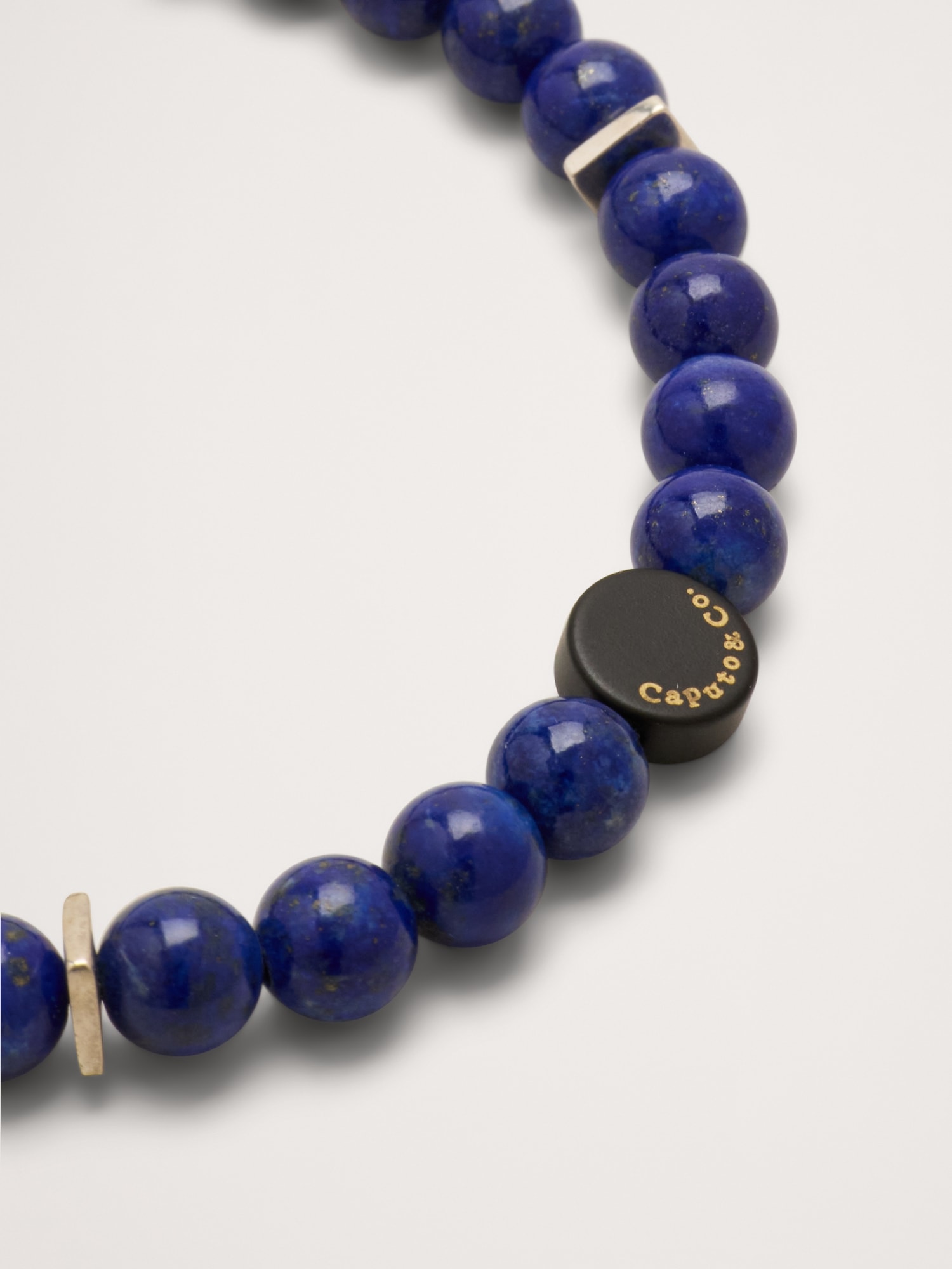 Image number 2 showing, Square Stone Beaded Stretch Bracelet by Caputo & Co