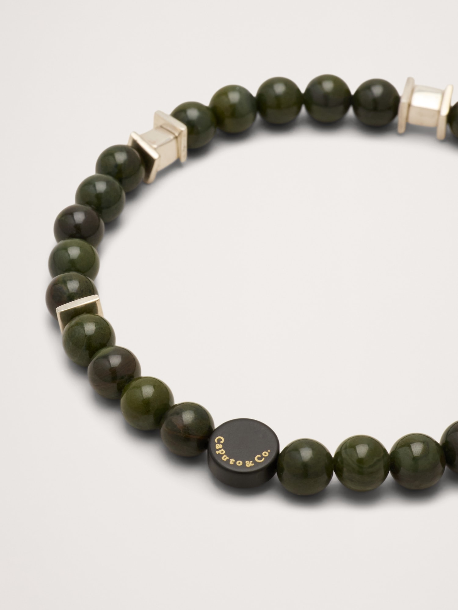 Image number 3 showing, Square Stone Beaded Stretch Bracelet by Caputo & Co