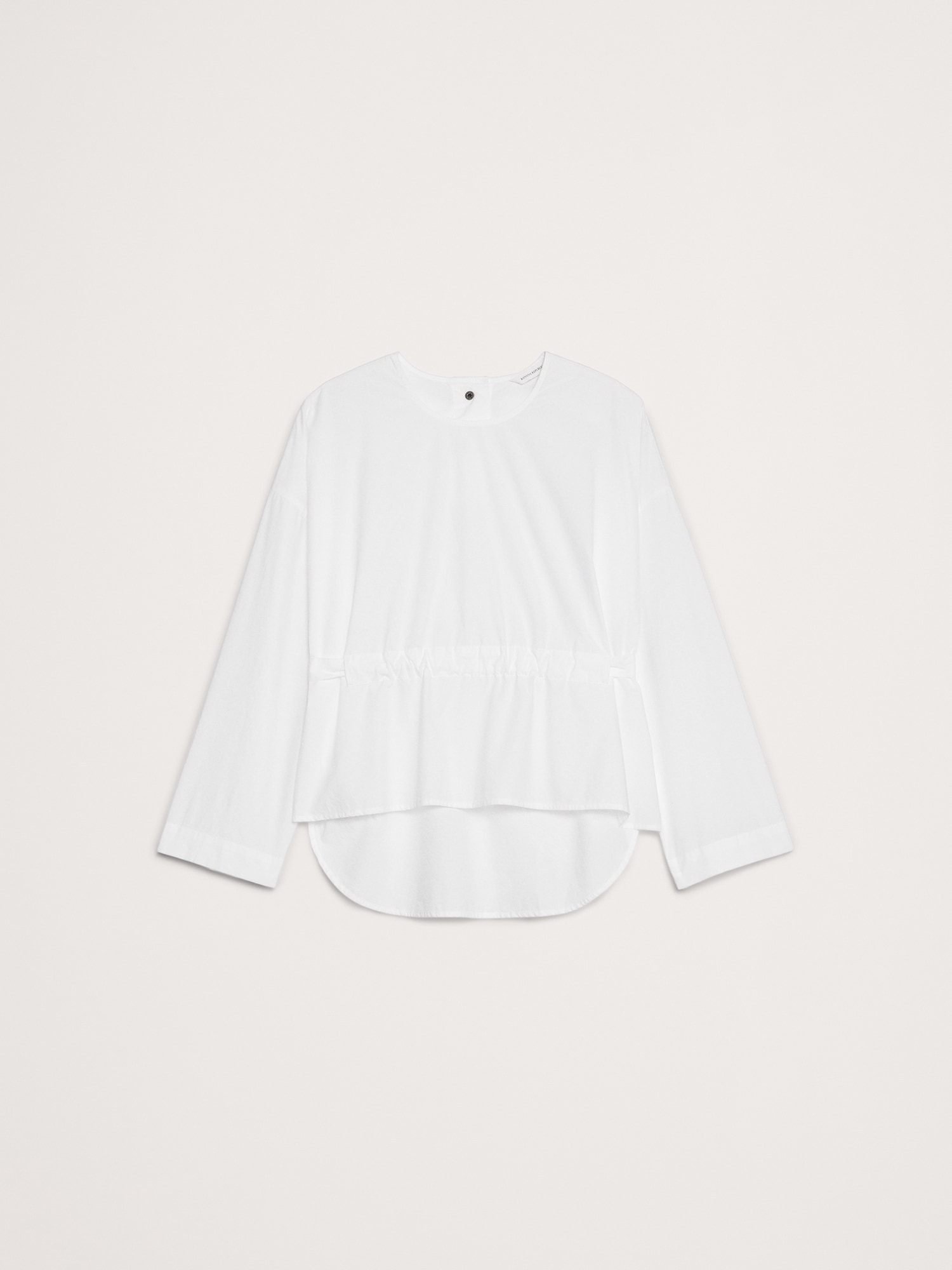 Image number 5 showing, Cotton Poplin Cinch-Waist Top