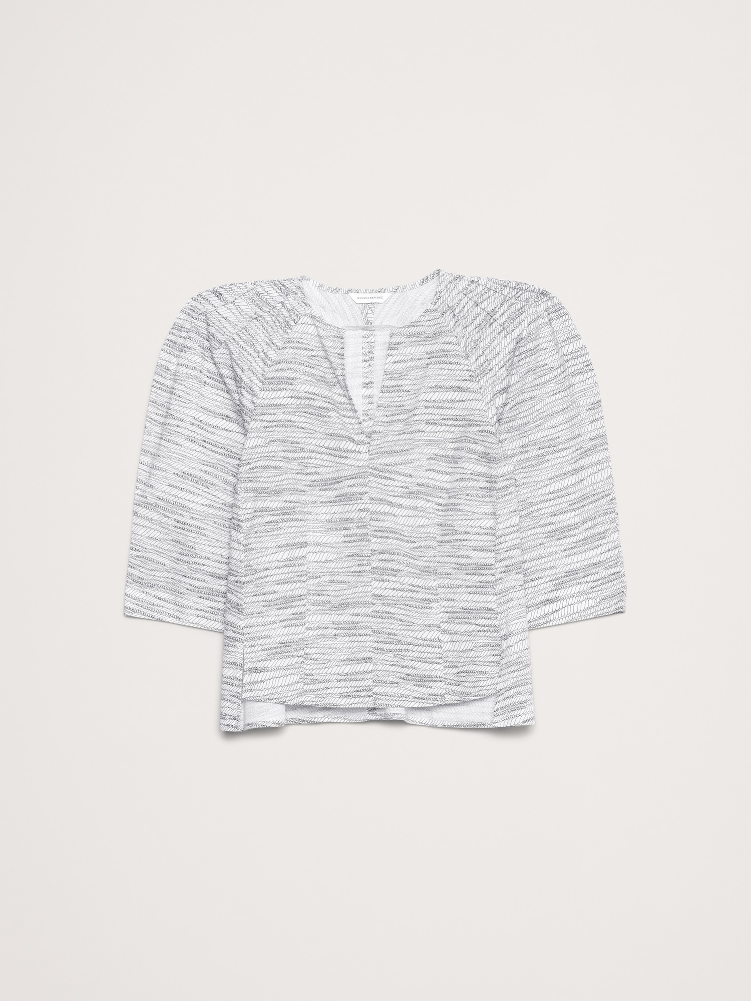 Image number 4 showing, Stretch-Cotton Volume-Sleeve Top