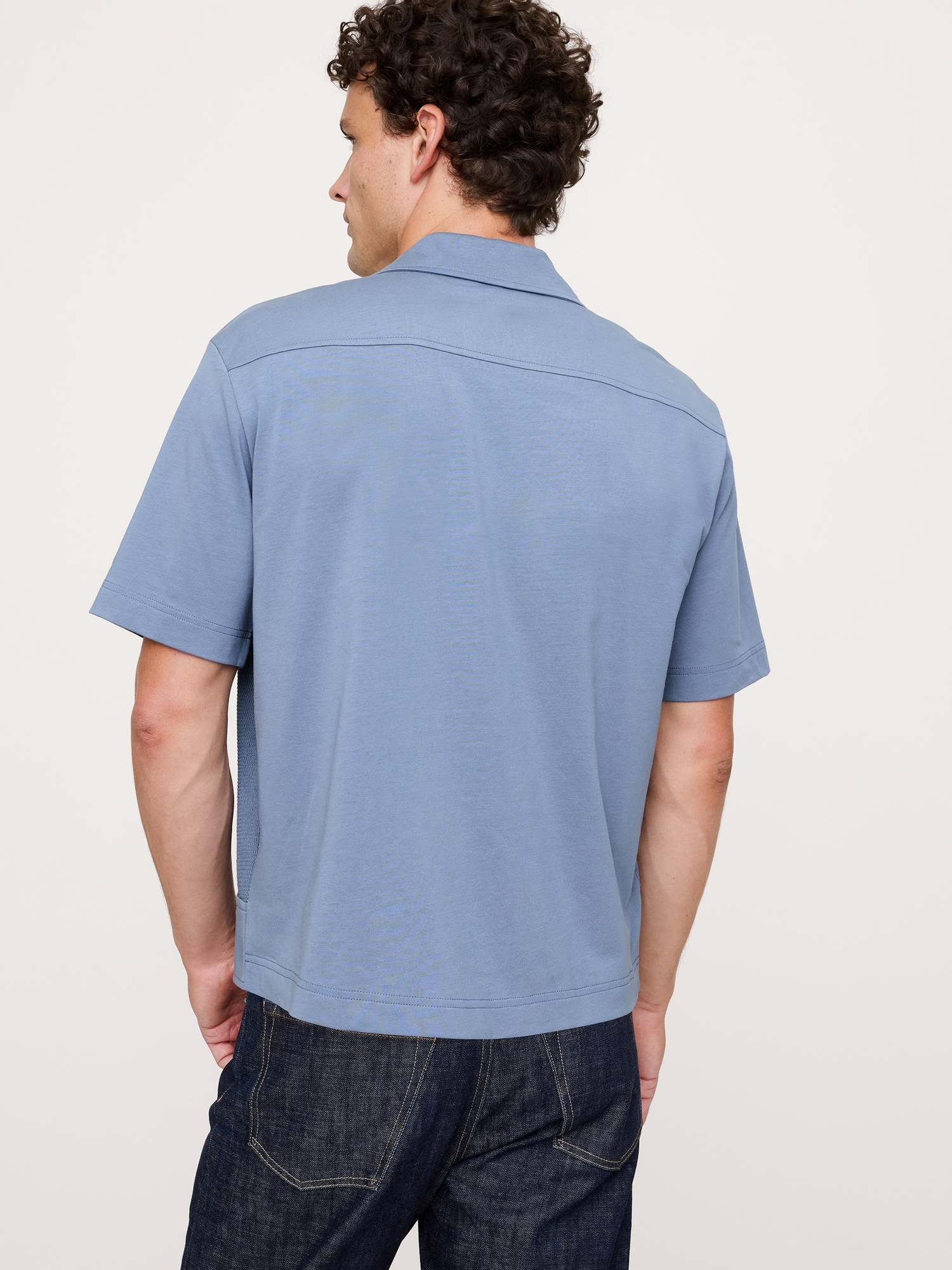 Image number 2 showing, Cotton Mesh Resort Shirt