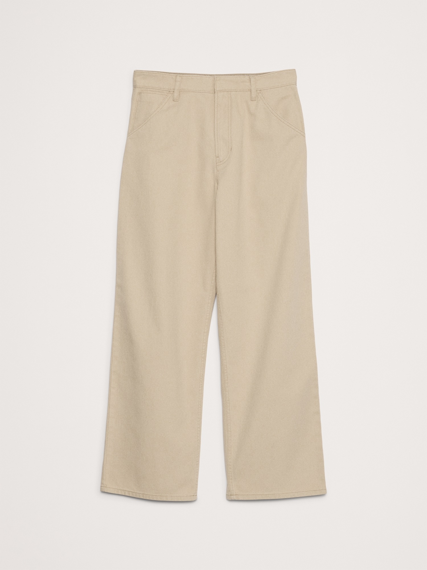 Мужские брюки Banana Republic Loose Chino, цвет: Хаки бежевый — фото 4