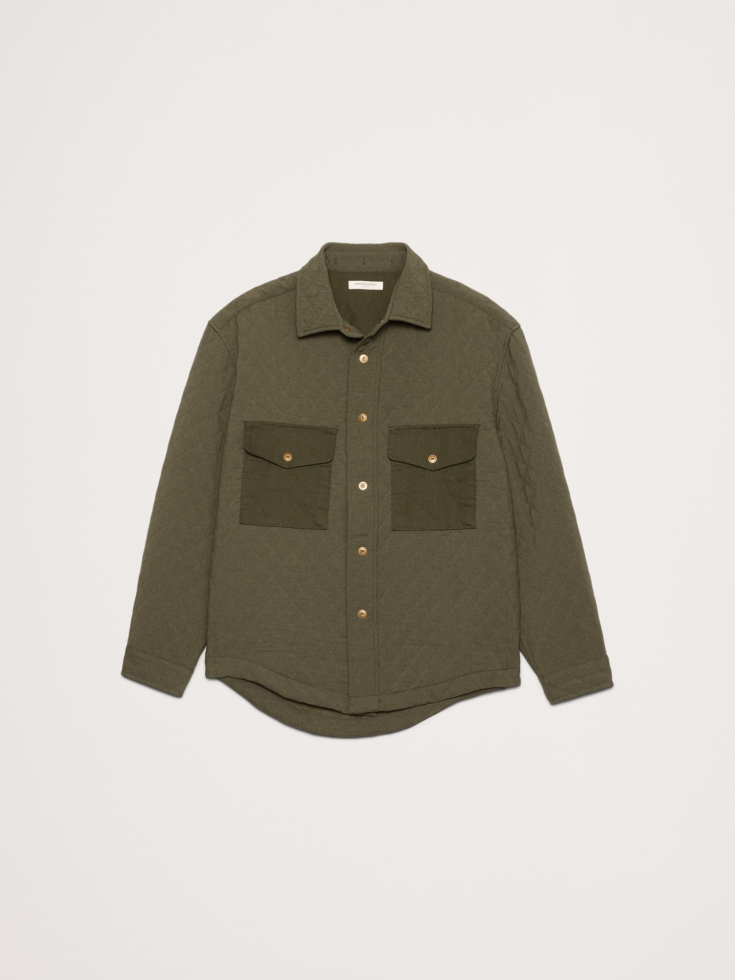 Image number 5 showing, Loose-Fit Quilted Overshirt