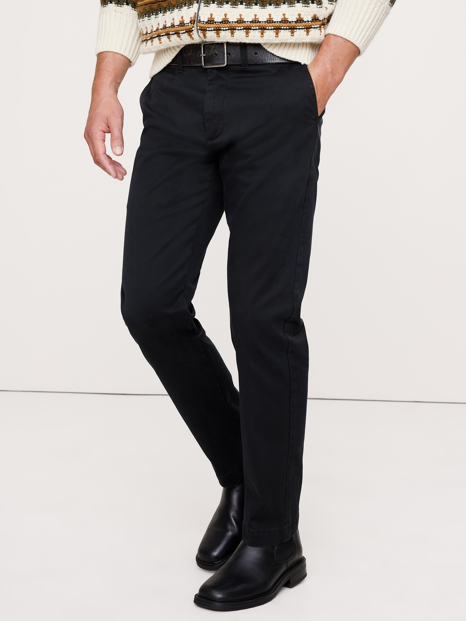 Image number 4 showing, Straight Lived-In Chino