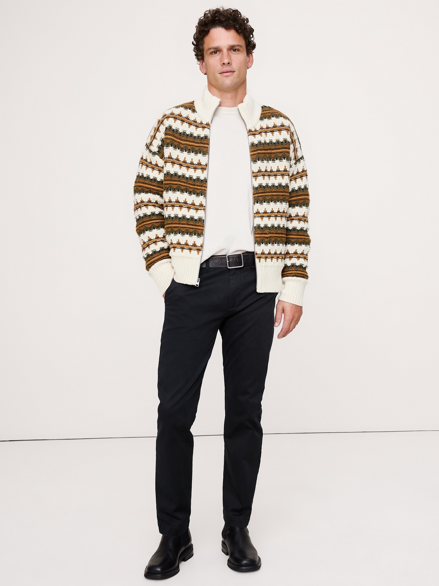 Straight Lived-In Chino